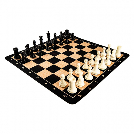 Combo Seturi - Combo set Profesional: Tabla sah din mousepad+Piese de sah din plastic no. 6 Profesional