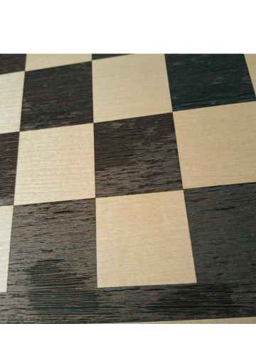 Cutie cu tabla sah din lemn - wenge - Imperfect [4]