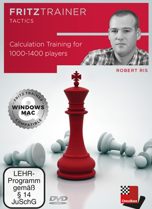 Video - DVD: Calculation Training for 1000 - 1400 players - Robert Ris