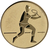 Cupe, trofee si medalii - Emblema medalie/cupa simbol tennis 25mm, aurie