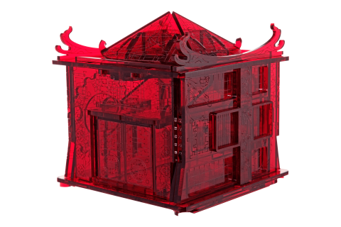 Jocuri de strategie - ESC WELT - House of the Dragon FireHeart - Puzzle 3D Plexiglas - Colecție Limitată