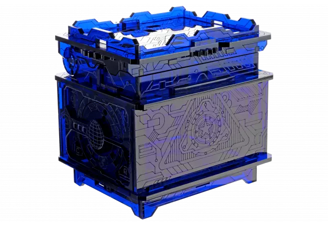 Jocuri de petrecere - ESC WELT Orbital Box Breathing Galaxy - Puzzle 3D Plexiglas - Colecție Limitată