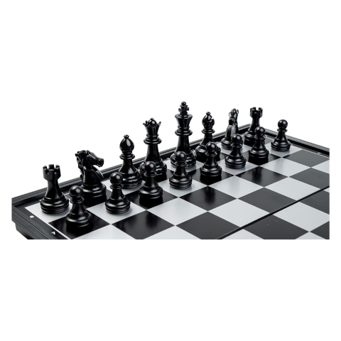 Joc de sah si dame magnetic - compact, 25x25 cm [5]