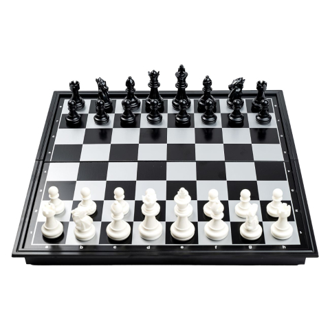 Joc de sah si dame magnetic - compact, 25x25 cm [2]