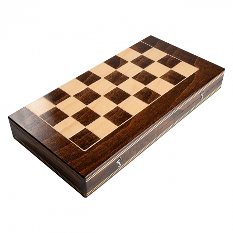 Joc Sah si Table Medias, 44 cm, maro [2]