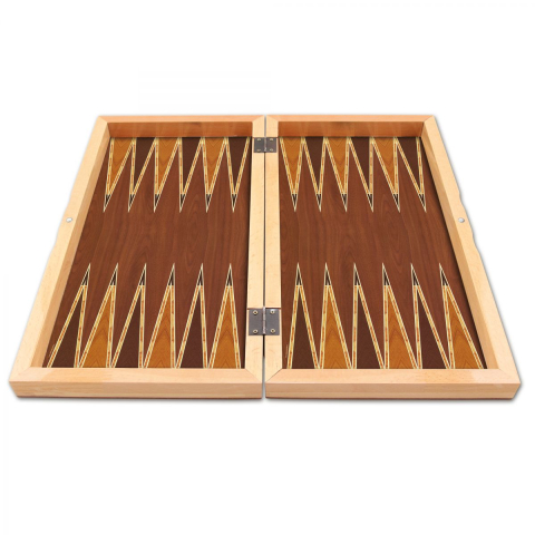 Joc table/backgammon din lemn solid de nuc [1]