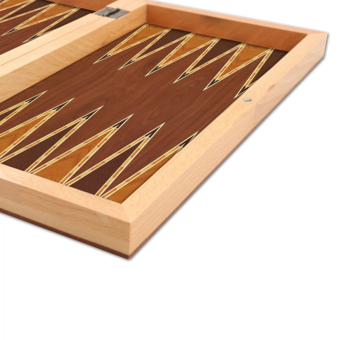 Joc table/backgammon din lemn solid de nuc [2]