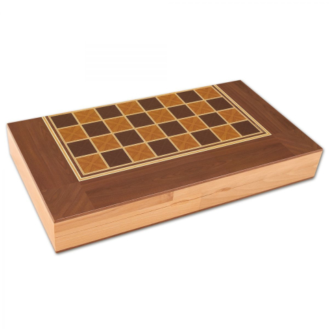 Joc table/backgammon din lemn solid de nuc [3]