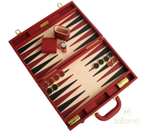 Joc Table Din Lemn - Joc de table/backgammon Deluxe Italfama, 38x25x6