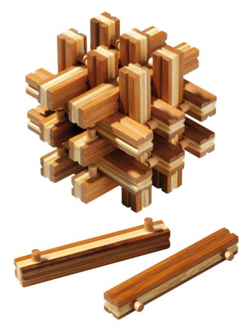 Puzzle - Lock Up Puzzle 3D, Bambus