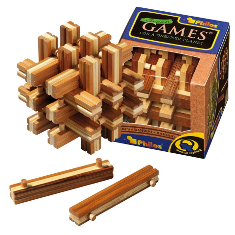 Lock Up Puzzle 3D, Bambus [1]