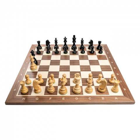 Combo Seturi - Piese din lemn French ebonized și Tabla de sah - Nuc