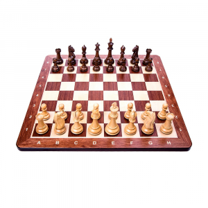 Piese sah lemn Staunton 6 New Supreme cu tabla sah padauk [2]