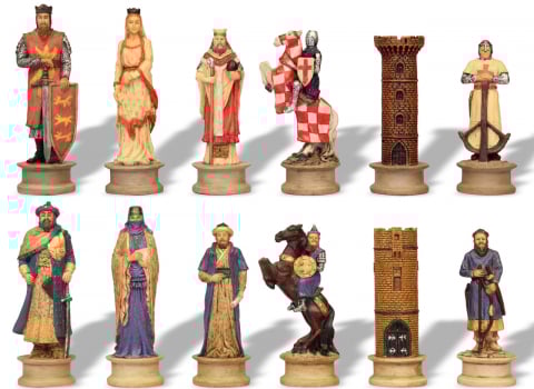 Piese Sah Tematice Din Polirasini - Piese sah - Cruciati vs Sarazini