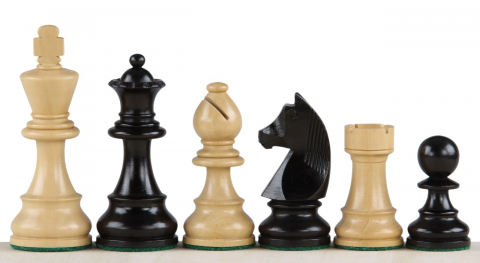 Lemn De Boxwood - Piese sah lemn German Staunton 6 Clasic, EQ, Black