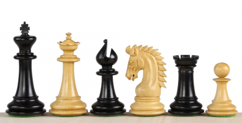 Piese sah lemn Staunton 6 Orient - Sheik (ebonised) [3]