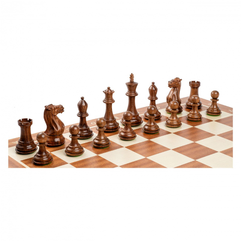 Piese sah Staunton 6 Stallion cu tabla mahon 55x55 cm [2]