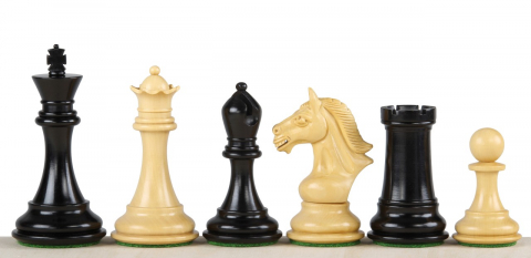 Lemn De Sheesham - Piese sah Staunton 7 lemn  DERBY KNIGHT - Abanos