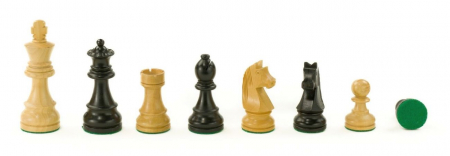 Lemn De Boxwood - Piese sah Staunton Classic Ebonised, kh 101mm