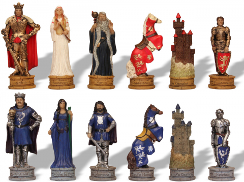 Piese Sah Tematice Din Polirasini - Piese sah tematice din ceramica - King Arthur