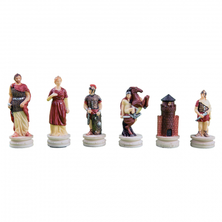 Piese Sah Tematice Din Polirasini - Piese sah tematice din ceramica - Grecii si Romanii