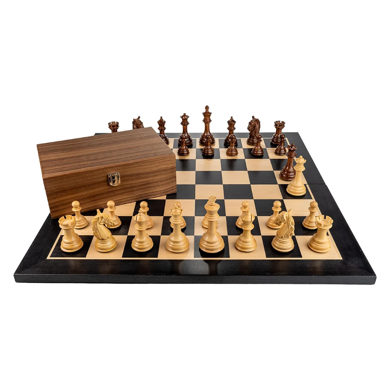 Piese Staunton 6 Columbia cu Tabla pliabila negru/artar [3]