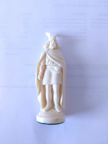 Piese rezerva - Rege alb  rezerva pentru setul tematic din plastic Viking