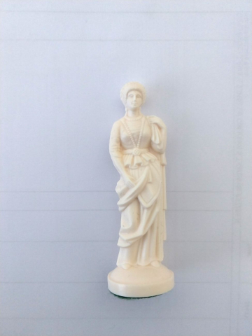 Piese rezerva - Regina alba  rezerva pentru setul tematic din plastic  Roma Antica