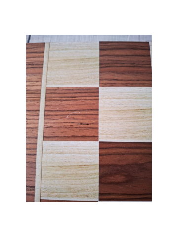 Set de șah, table și dame 3 în 1 din lemn de nuc realizat manual- Imperfect [2]