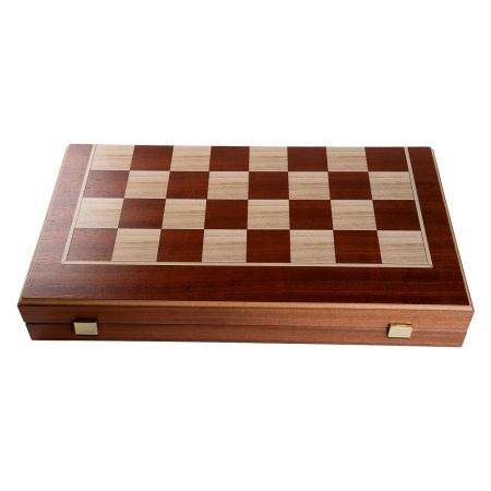 Set joc table/backgammon cu tabla de sah la exterior– lemn de mahon inlaid [1]