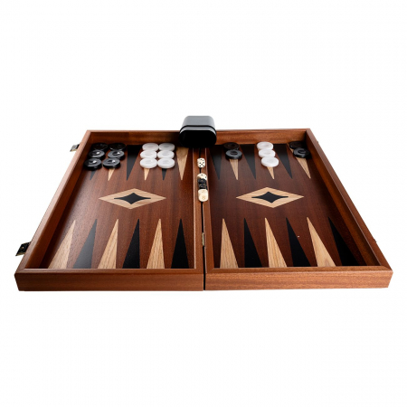 Set joc table/backgammon cu tabla de sah la exterior– lemn de mahon inlaid [2]