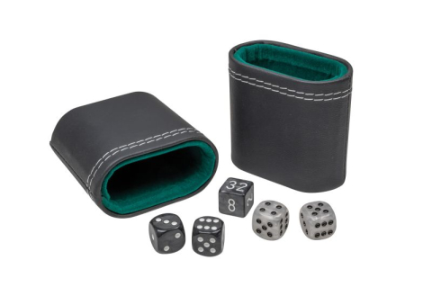 Set joc table/Backgammon in stil Casino Mediu - 45x57 cm - Verde, New edition [3]
