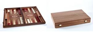 Set joc table/backgammon - Inlaid Nuc - 48 x 60 cm [1]