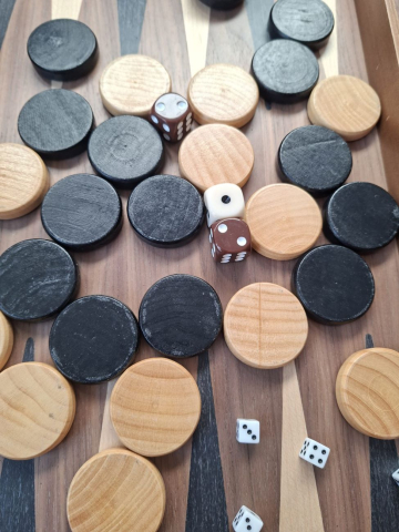 Set joc table / backgammon - Iraklia - 49x60 cm- Imperfect [2]