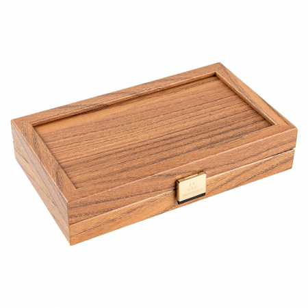 Set joc table/backgammon Walnut de Calatorie 19,5 x 23 cm [1]