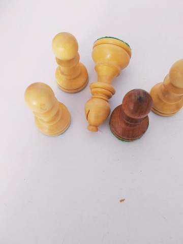 Set Piese sah lemn German Staunton 6 Clasic - Imperfect [1]