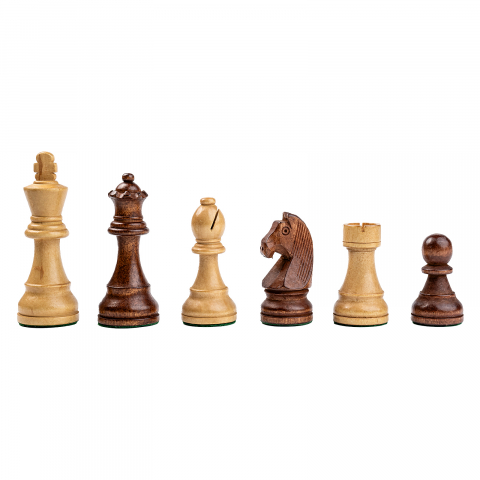 Lemn De Sheesham - Set piese sah lemn Staunton 6 Clasic, SB