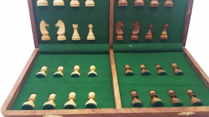Set piese si cutie cu tabla de sah - Tournament [2]