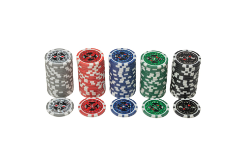 Set poker cu 100 chips-uri ABS 11,5g model ULTIMATE [2]