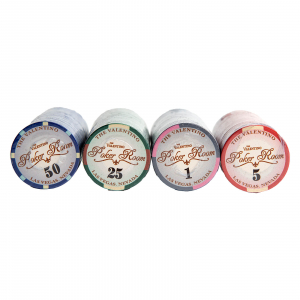 Set poker cu 500 chips-uri ceramice model Valentino si servieta din aluminiu [1]