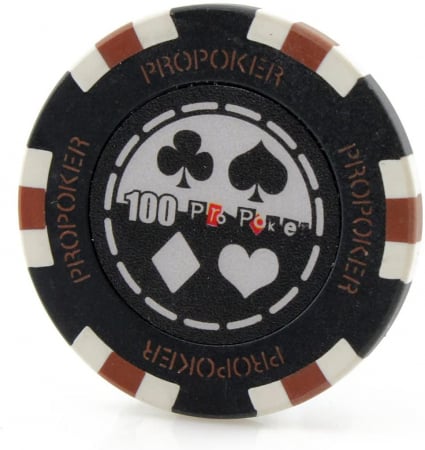 Set poker cu 500 chips-uri clay 14g model PRO POKER si servieta din aluminiu [2]