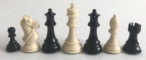 Piese Din Plastic - Set sah ABS Staunton 6 Royal Crest, kh 95mm