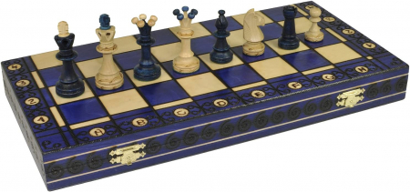 Seturi De Sah in cutie - Set Sah Consul Clasic - Albastru