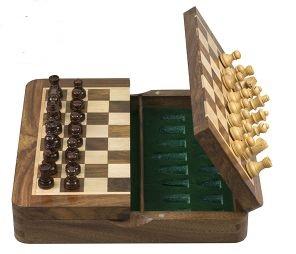 Sah Magnetic - Set sah magnetic, top open, 18 x 18 cm