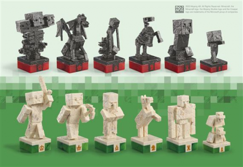 Set Sah Minecraft - Overworld Heroes vs. Hostile Mobs [1]