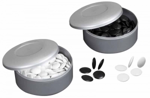 Jocuri - Piese din sticla pentru jocul de Go, 20 mm