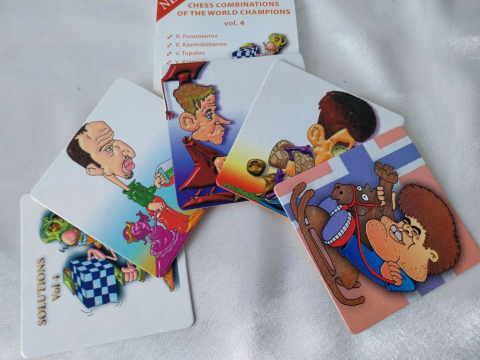 Sah - Alte Produse - Suport pahare (Coaster) cu combinatii de sah
