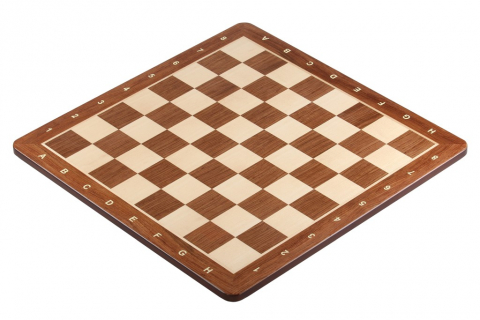 Tabla de sah din lemn padauk, 48 x 48 cm, patrat 50mm [1]