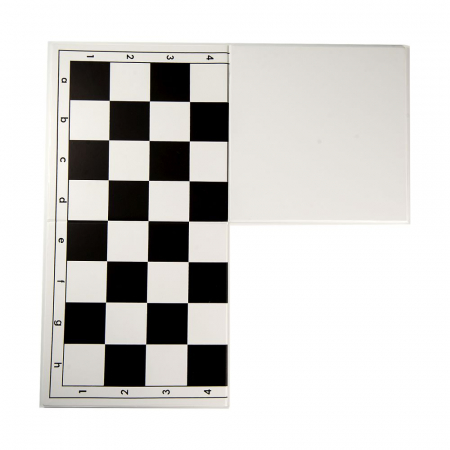 Tabla de sah din PVC - 57 mm pliabila in 4 negru [1]