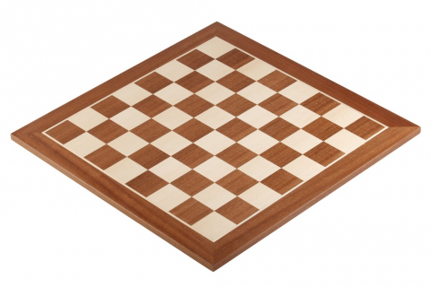 Tabla De Sah Din Lemn - Tabla de sah lemn mahon, 41 x 41 cm, patrat 40 mm